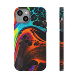 Abstract Muti Color Floating Paint Phone Case –ABIRPC-1005 Impact Resistant