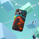 Abstract Muti Color Floating Paint Phone Case –ABIRPC-1005 Impact Resistant