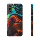 Abstract Muti Color Floating Paint Phone Case –ABIRPC-1005 Impact Resistant