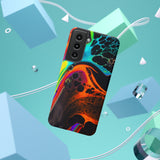 Abstract Muti Color Floating Paint Phone Case –ABIRPC-1005 Impact Resistant