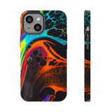 Abstract Muti Color Floating Paint Phone Case –ABIRPC-1005 Impact Resistant